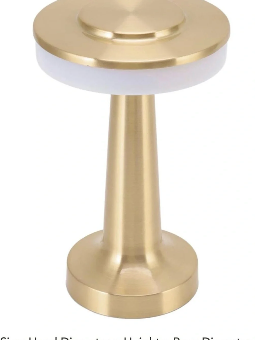 Set of 2 gold tone lamps - no usb cables included